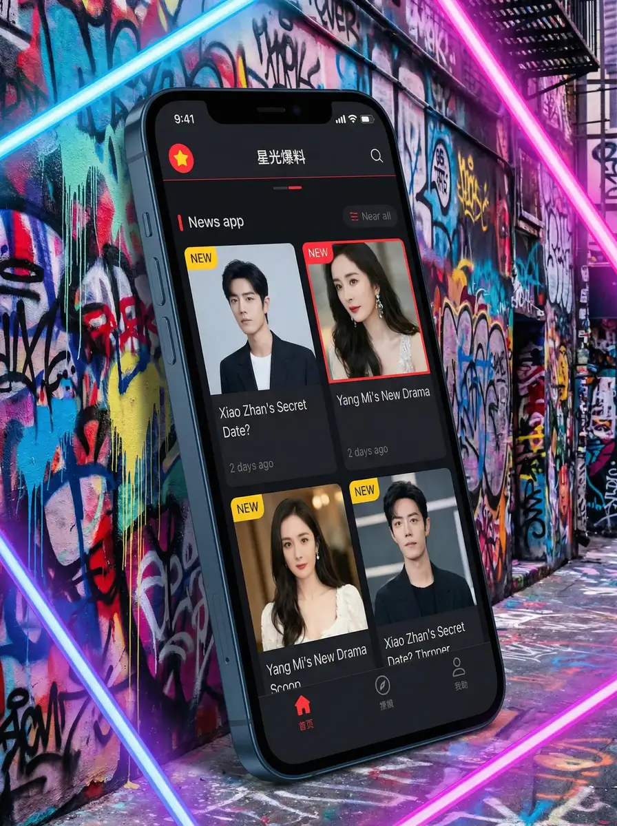 人曾交互Ces APP界面展示 - 掌上吃瓜神器